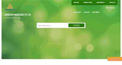 Desktop Screenshot of gangotriinorganic.com